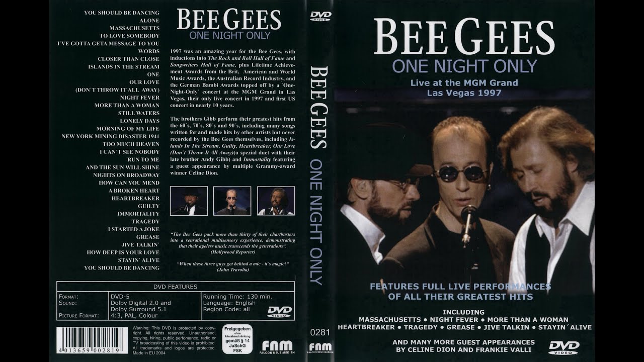 Bee Gees - One Night Only 1997 (Show Completo) 720p (HD) - YouTube