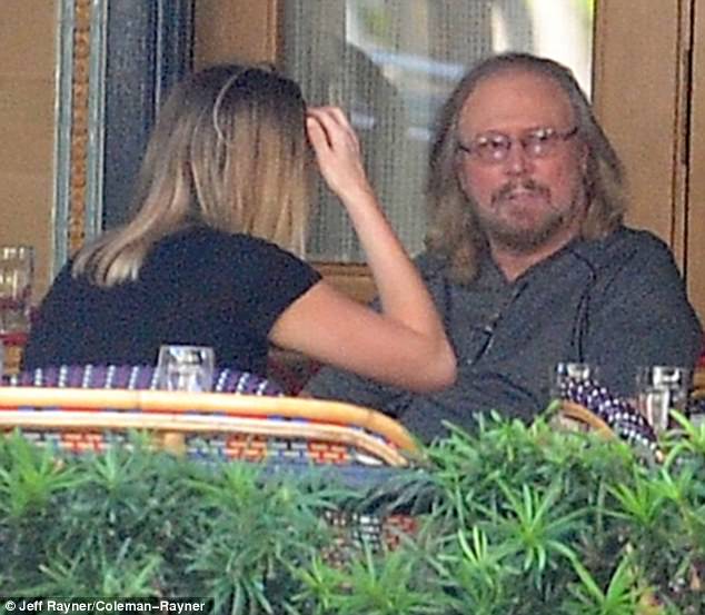 How deep is their love? Barry Gibb seemed to be loving life as he enjoyed a cosy lunch date with his daughter Alexandra in Florida