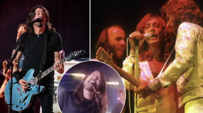 Foo Fighters transform into Bee Gees tribute band for lively ‘You Should Be Dancing’ performance
